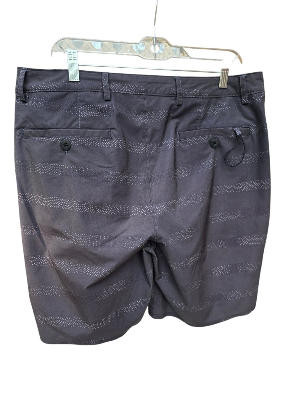 Patagonia Men's Hydropeak Hybred Board Shorts 34 Marine Fog Ink Black - Picture 2 of 9